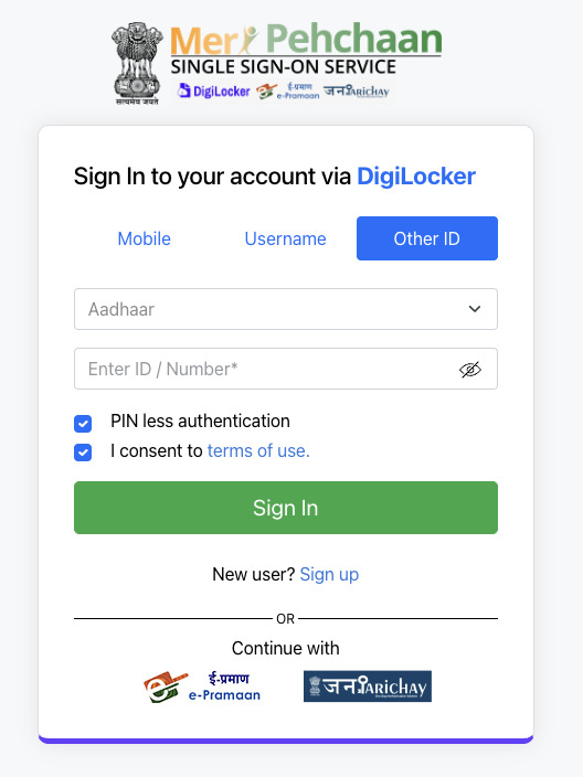 dot in domain kyc verification using digilocker