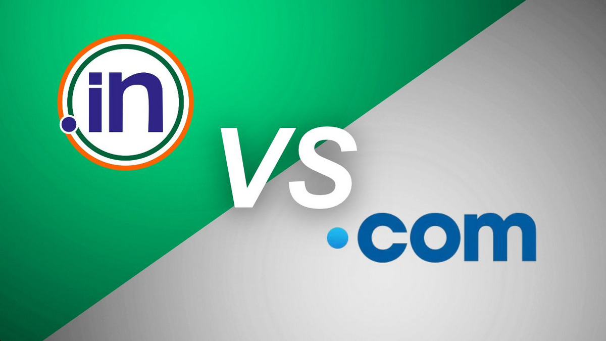.com vs .in Domain Extension